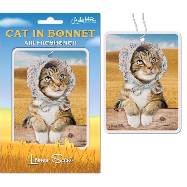  Cat  in Bonnet Air  Freshener 