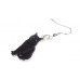 Black Cat Acrylic Earrings