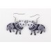 Elizabethan Cat Acrylic Earrings