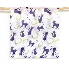 Cat and Moon Scarf